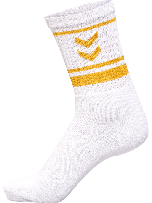 hml4 PACK TRIPLE STRIPE CREW SOCK, BLUE/RED/YELLOW/GREEN, packshot