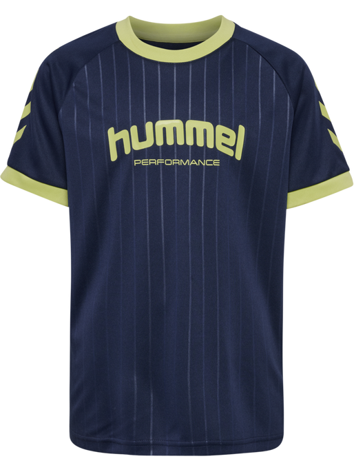 hmlJR GOAL STRIPE SET, DRESS BLUES hmlJR GOAL STRIPE SET, DRESS BLUES, packshot