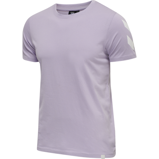 hmlLEGACY CHEVRON T-SHIRT, PASTEL LILAC, packshot