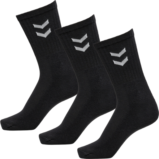 3-Pack Basic Sock, BLACK 3-Pack Basic Sock, BLACK, packshot