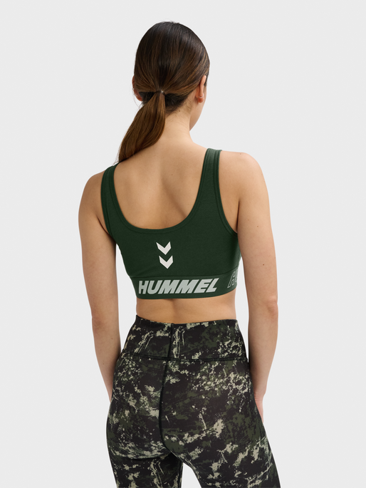 hmlTE MAJA 2-PACK COTTON SPORTS TOP, BLACK/CLIMBING IVY, model