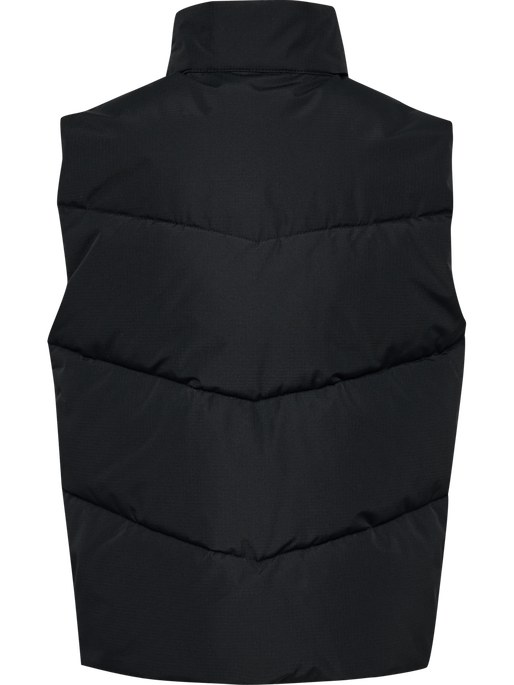 hmlJR PUFFER VEST, BLACK hmlJR PUFFER VEST, BLACK, packshot