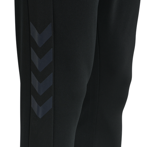 hmlLEGACY POLY TAPERED PANTS, BLACK, packshot