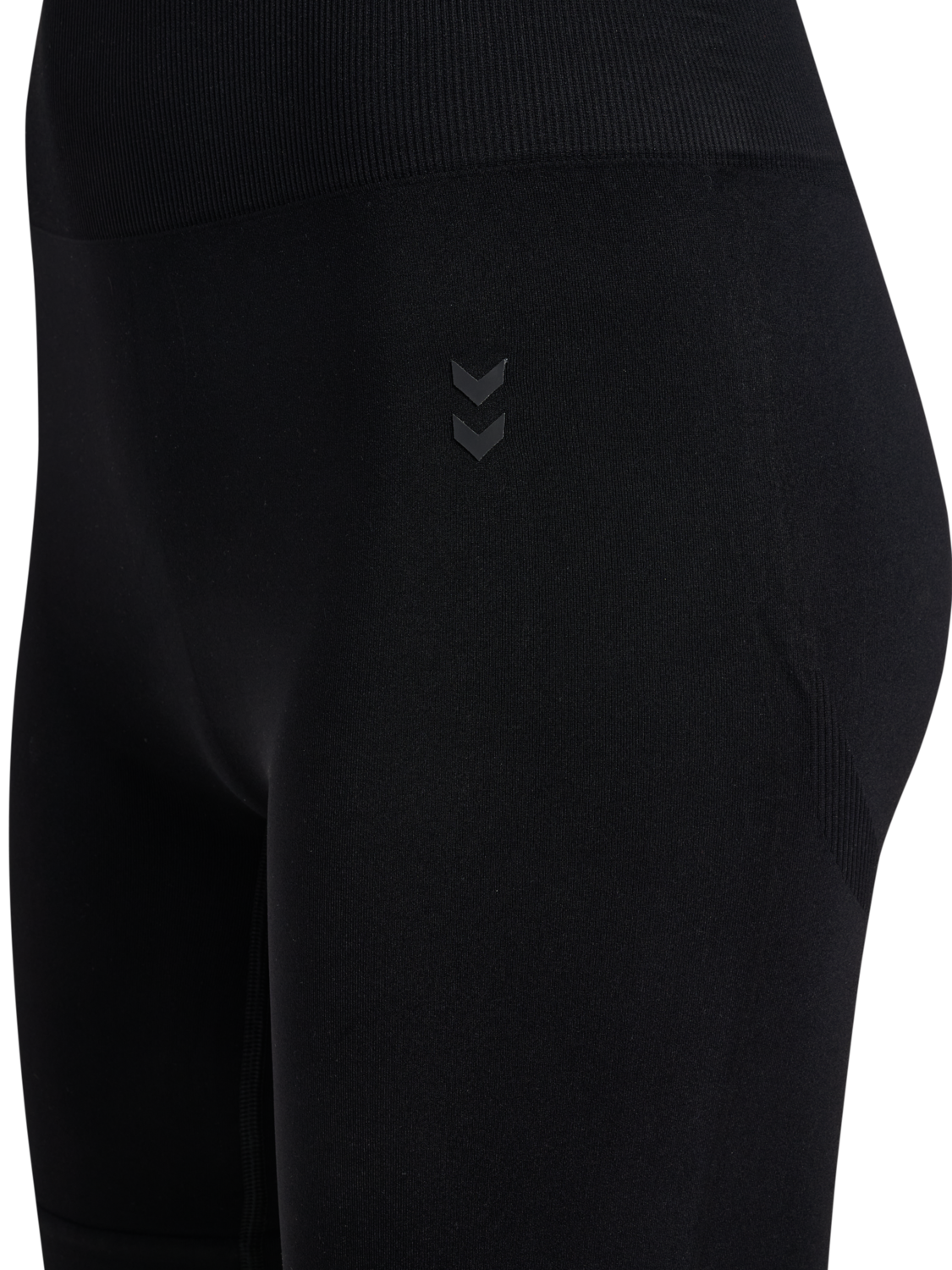 hmlFLOW SHORT TIGHTS, BLACK, packshot