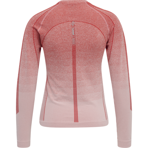 hmlGG12 TRAINING SEAMLESS L/S WOMAN, AURA ORANGE MELANGE, packshot