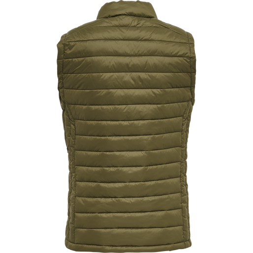 hmlRED QUILTED WAISTCOAT WOMAN, DARK OLIVE, packshot