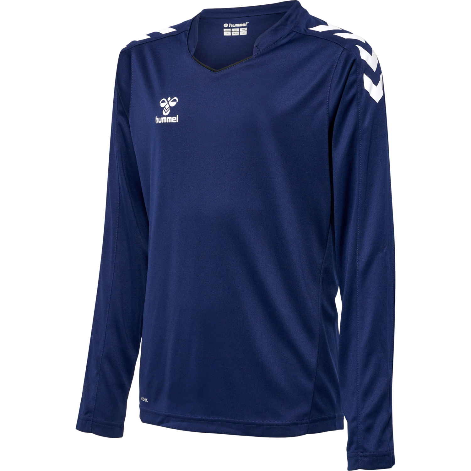 hmlCORE XK POLY JERSEY L/S KIDS, MARINE, packshot