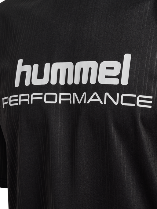 hmlPULSE LOOSE JERSEY S/S, BLACK hmlPULSE LOOSE JERSEY S/S, BLACK, packshot