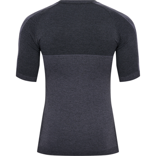 hmlMT JUSTIN SEAMLESS T-SHIRT, BLACK, packshot