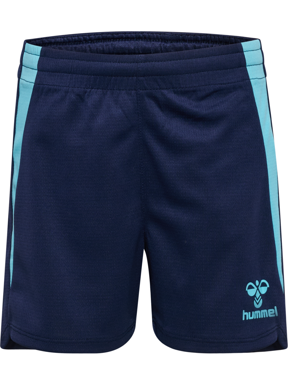 hmlLEAD 2.0 SHORTS KIDS, MARINE/BLUE FISH, packshot