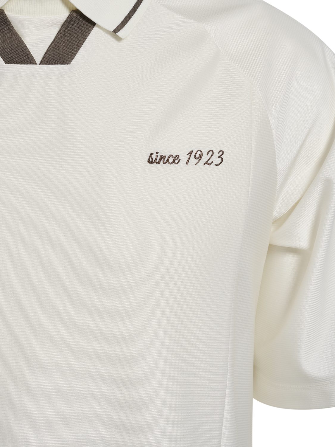 hmlROOT SOCCER JERSEY S/S, CANNOLI CREAM, packshot
