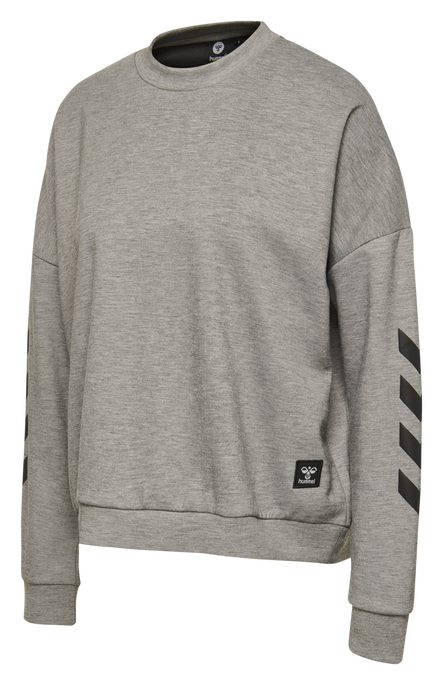 hmlESSI SWEATSHIRT, GREY MELANGE, packshot