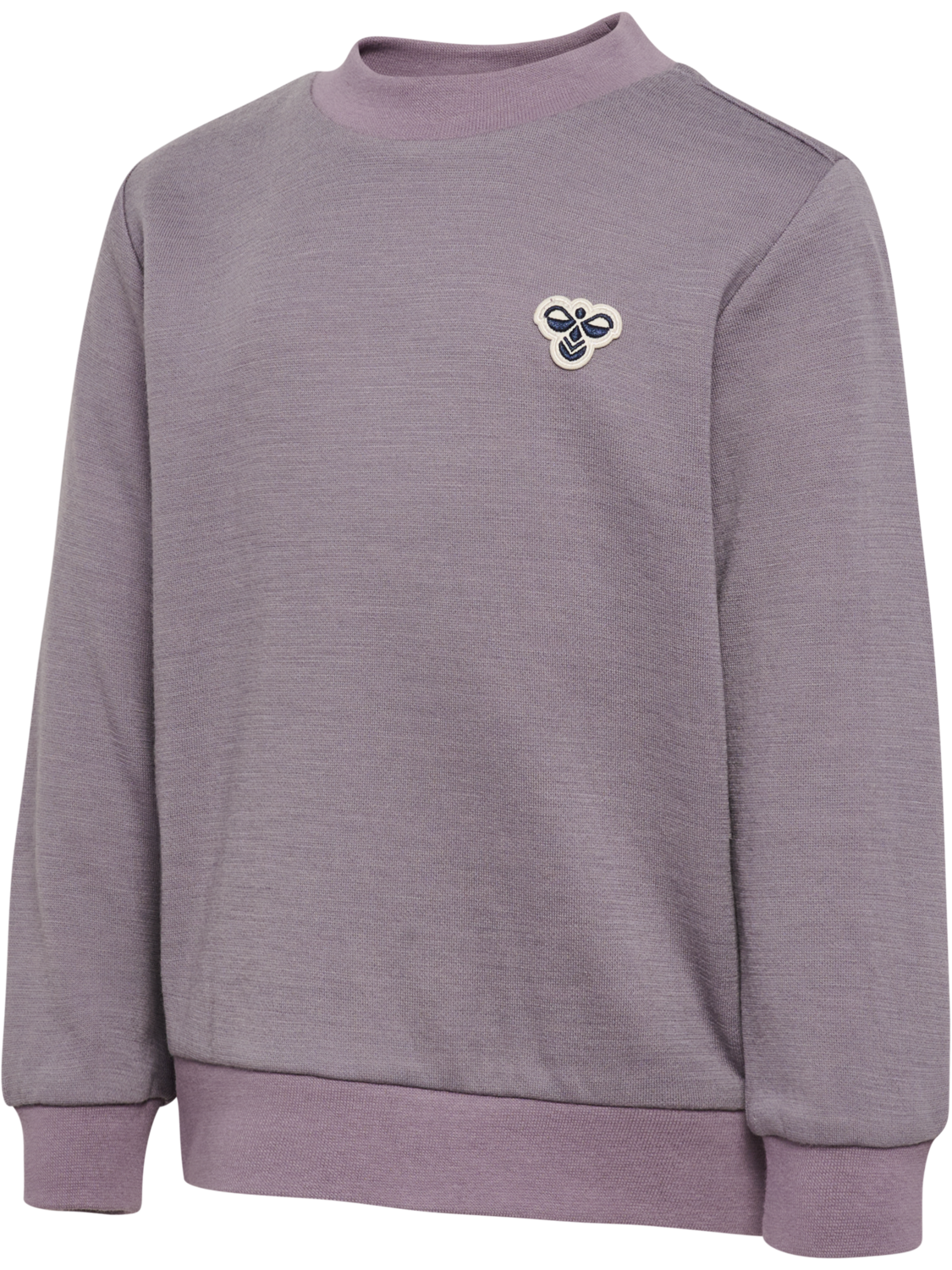 hmlMINI WOOL SWEATSHIRT BEE, GRAY RIDGE, packshot