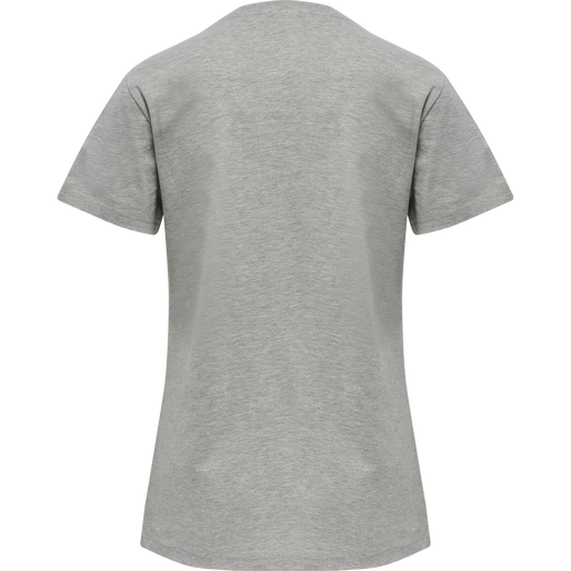 hmlGG12 T-SHIRT S/S WOMAN, GREY MELANGE, packshot