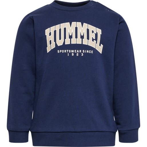 hmlFAST LIME SWEATSHIRT, BLACK IRIS, packshot