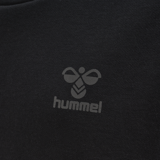 hmlOFFGRID SWEATSHIRT KIDS, JET BLACK/FORGED IRON, packshot