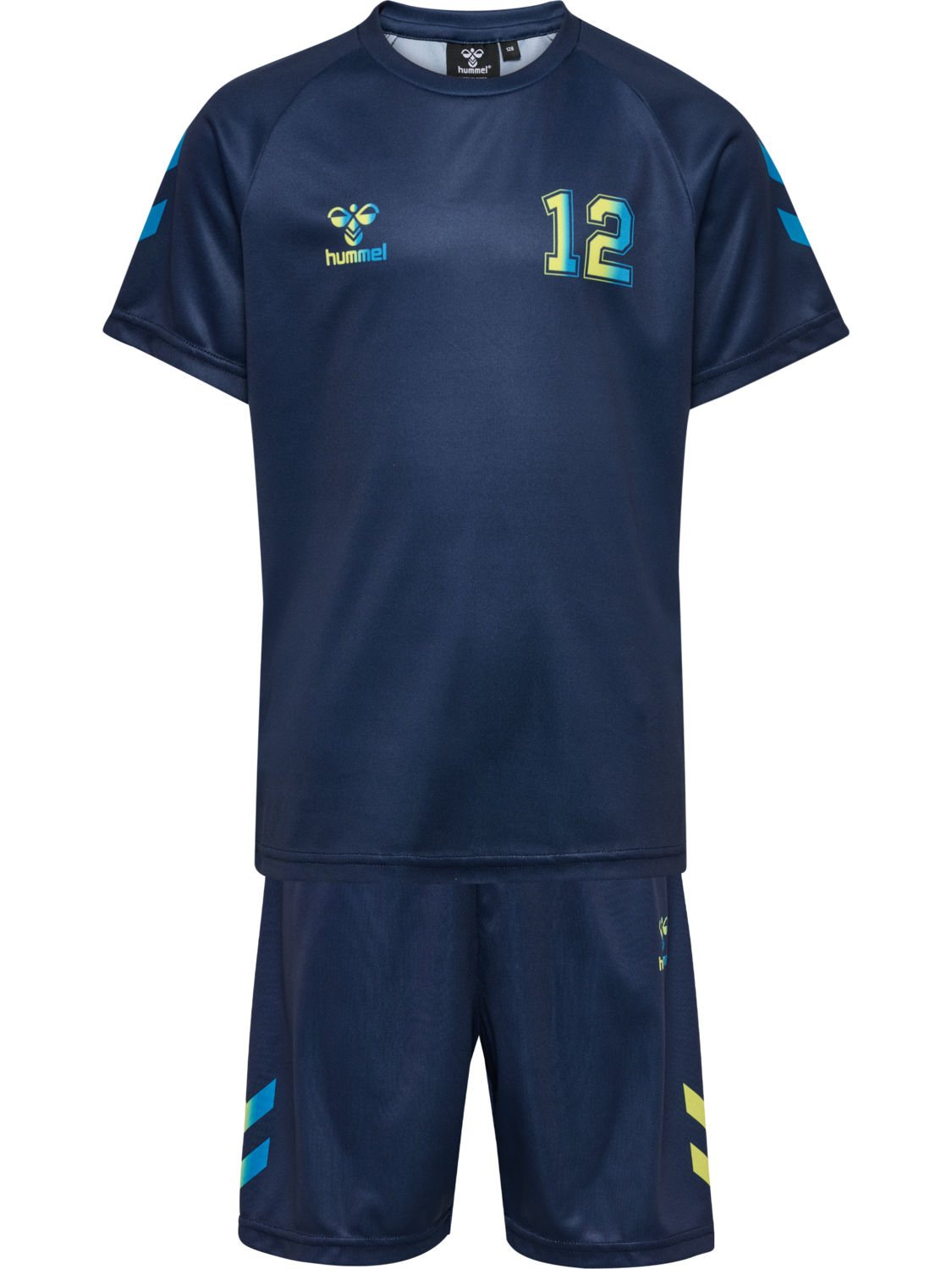 hmlSHIMMER SET, DRESS BLUES/LIMEADE, packshot