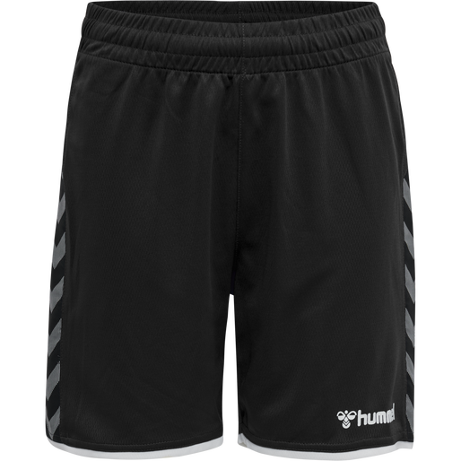 hmlAUTHENTIC KIDS POLY SHORTS, BLACK, packshot