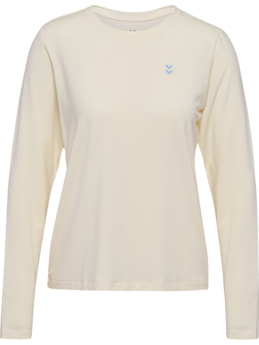 hmlYOGA SOFT LOOSE W T-SHIRT LS, TOFU hmlYOGA SOFT LOOSE W T-SHIRT LS, TOFU, packshot
