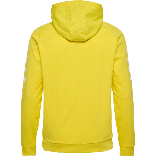 HMLGO COTTON HOODIE, BLAZING YELLOW, packshot