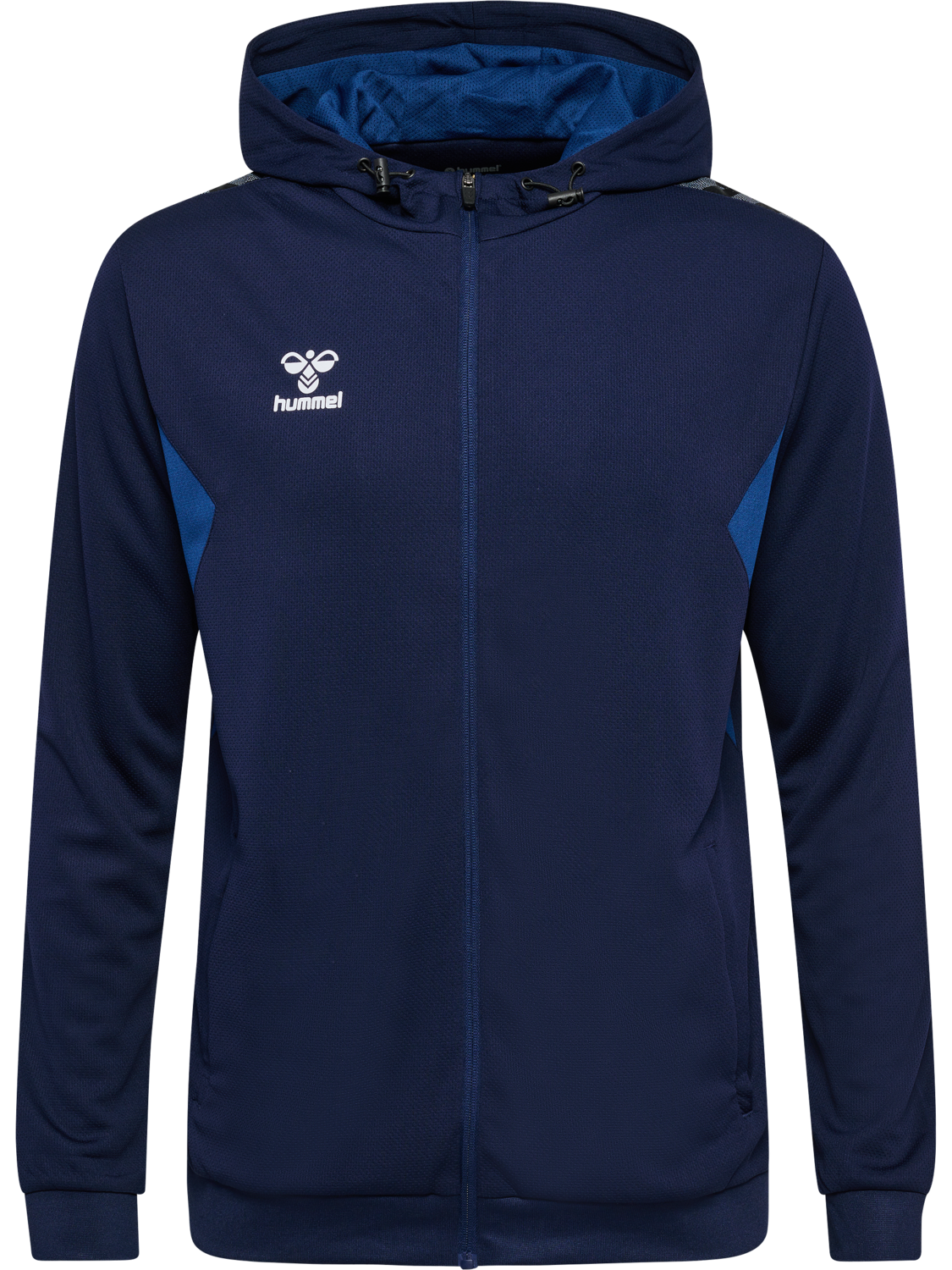 hmlAUTHENTIC PL ZIP HOODIE, MARINE, packshot