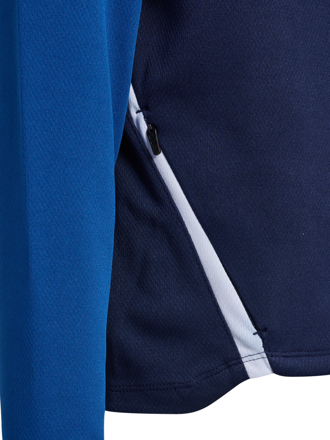 hmlLEAD 2.0 ZIP HOODIE KIDS, MARINE/TRUE BLUE, packshot