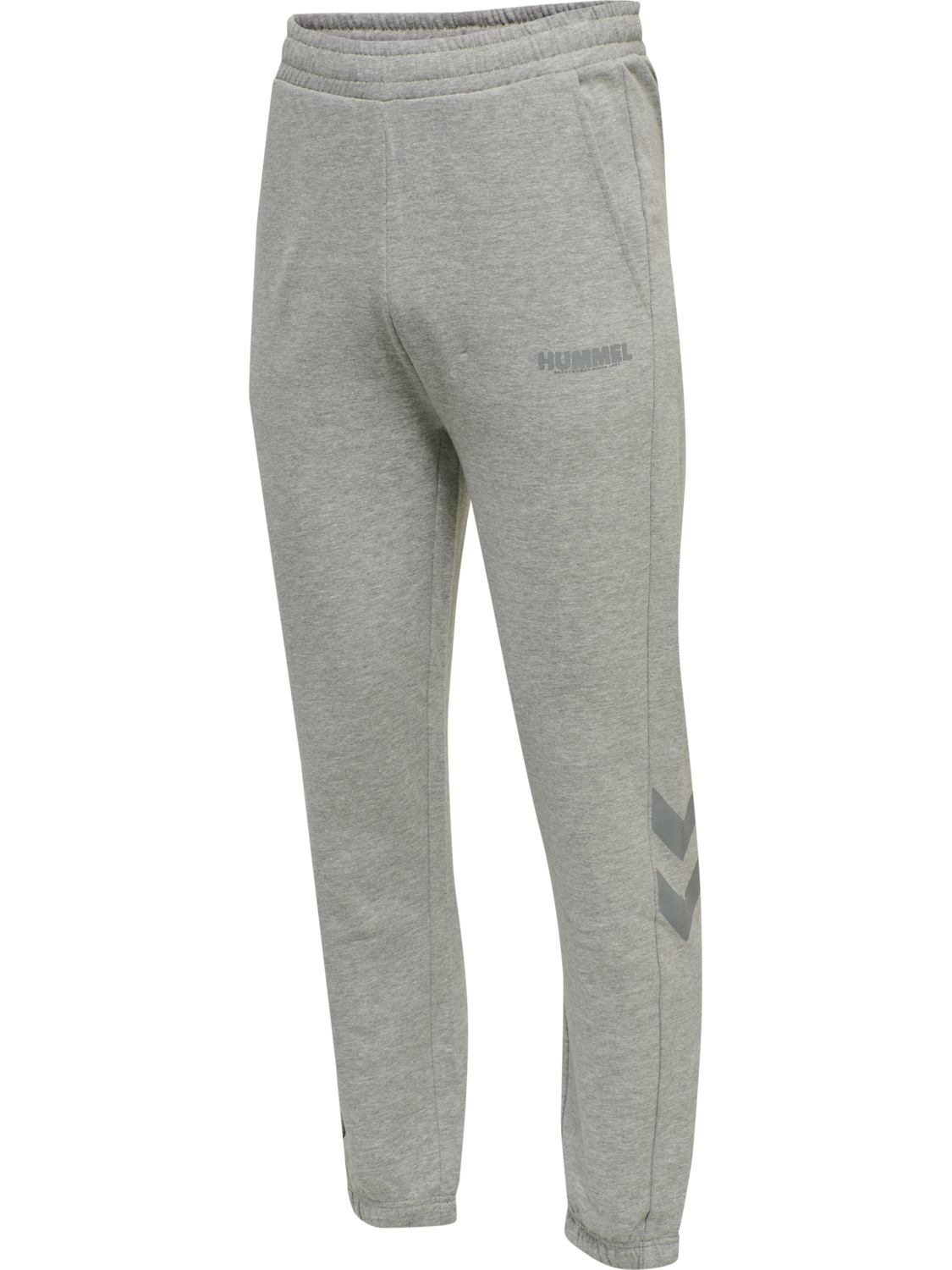 hmlLEGACY REGULAR PANTS PLUS, GREY MELANGE, packshot