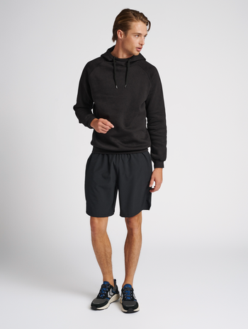hmlRED HEAVY HOODIE, BLACK, model