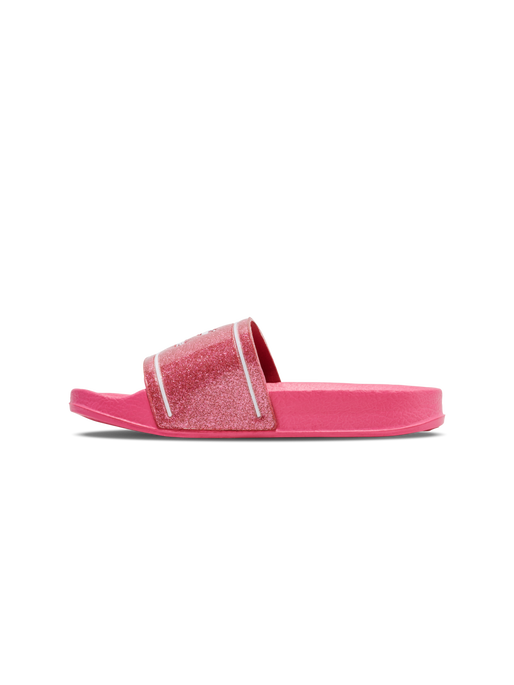 POOL SLIDE GLITTER JR, RASPBERRY POOL SLIDE GLITTER JR, RASPBERRY, packshot