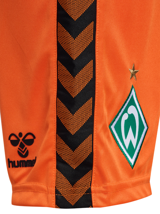 WER 23/24 GK SHORTS KIDS, ORANGE TIGER, packshot