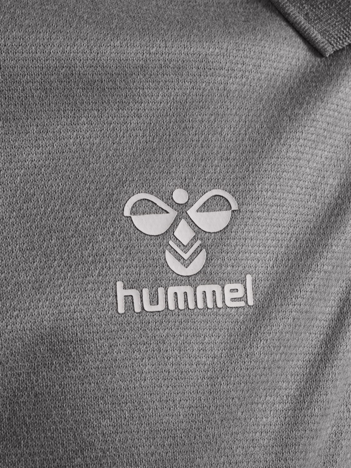 hmlAUTHENTIC FUNCTIONAL POLO, GREY MELANGE, packshot