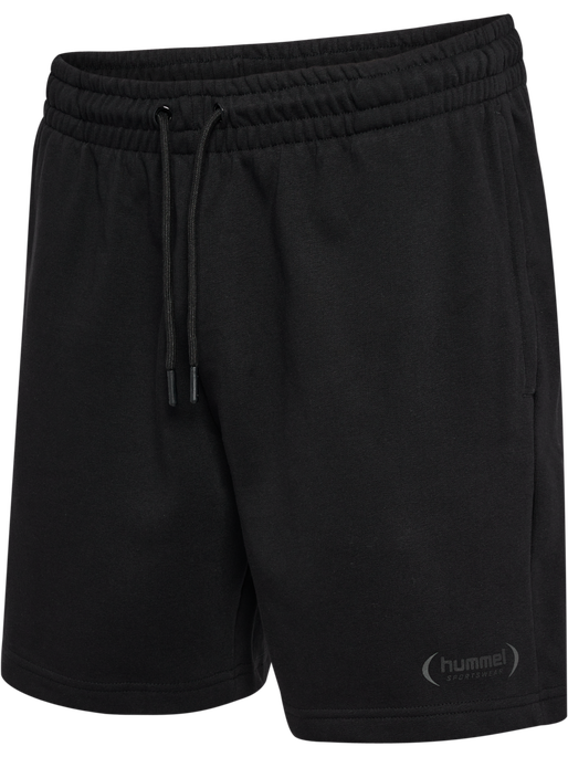 hmlFELIX SWEAT SHORTS, BLACK, packshot