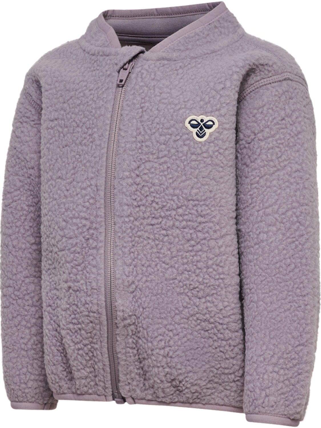 hmlMINI ATLAS FLEECE ZIP JACKET, GRAY RIDGE, packshot