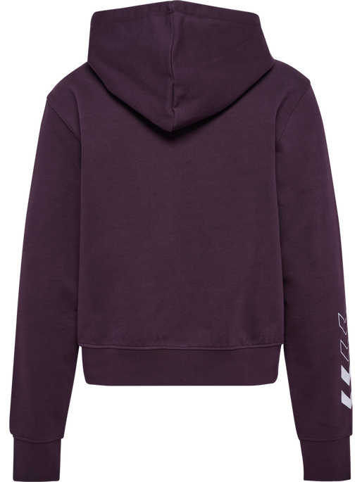hmlELEMENTAL SHORT HOODIE WOMAN, PLUM PERFECT hmlELEMENTAL SHORT HOODIE WOMAN, PLUM PERFECT, packshot