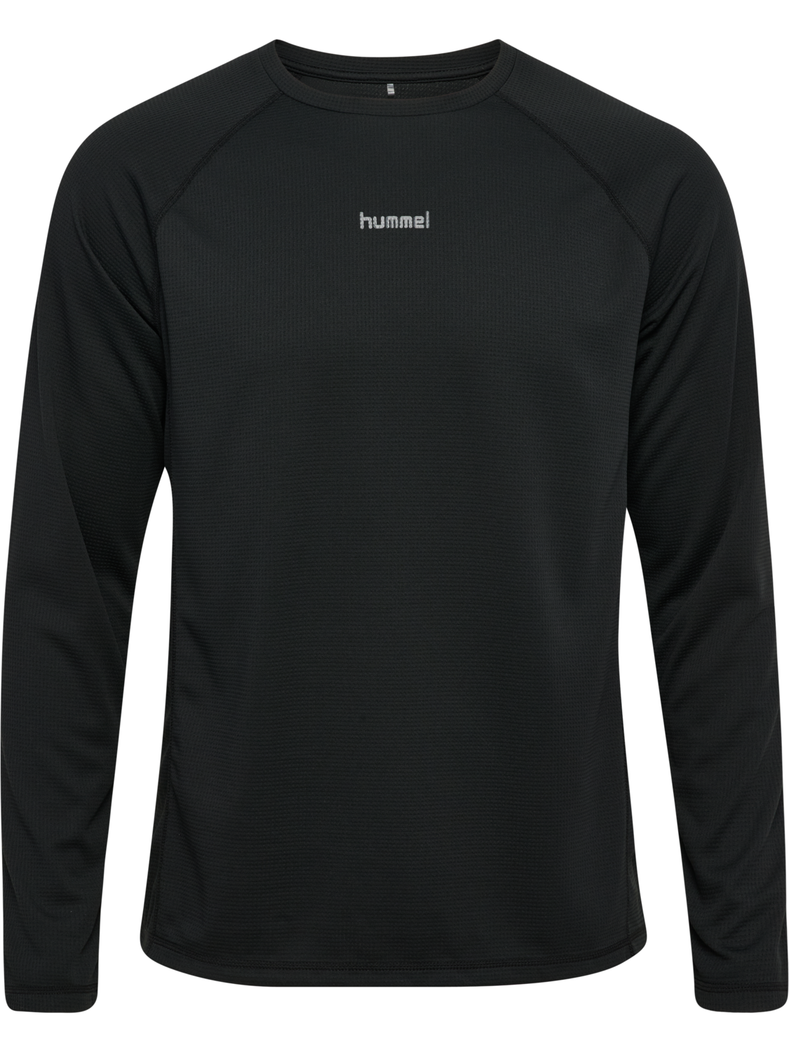 hmlMOMENTUM T-SHIRT L/S, BLACK, packshot