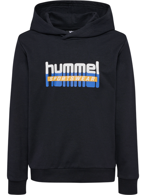 hmlTUKAS HOODIE, BLACK, packshot