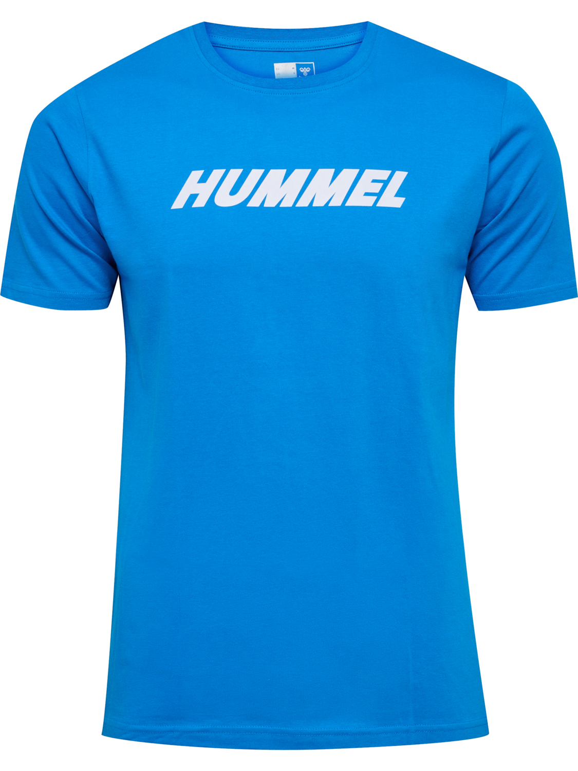 hmlELEMENTAL LOGO COTTON TEE, INDIGO BUNTING, packshot