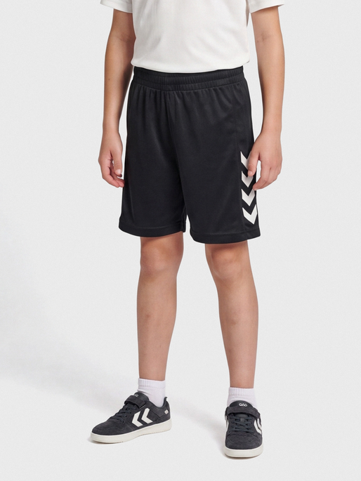 hmlCORE XK POLY SHORTS KIDS, BLACK, model