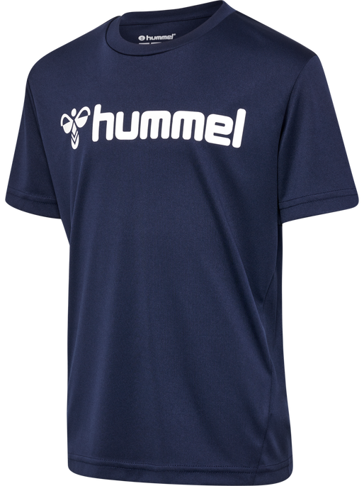 hmlLOGO JERSEY S/S KIDS, MARINE, packshot