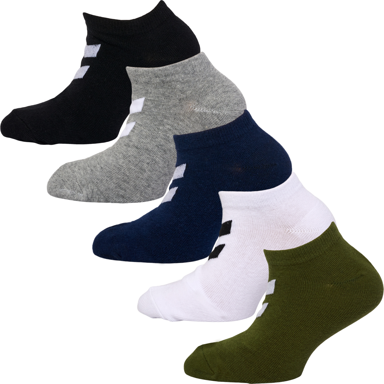 hmlMATCH ME SOCK 5-PACK, DARK OLIVE, packshot