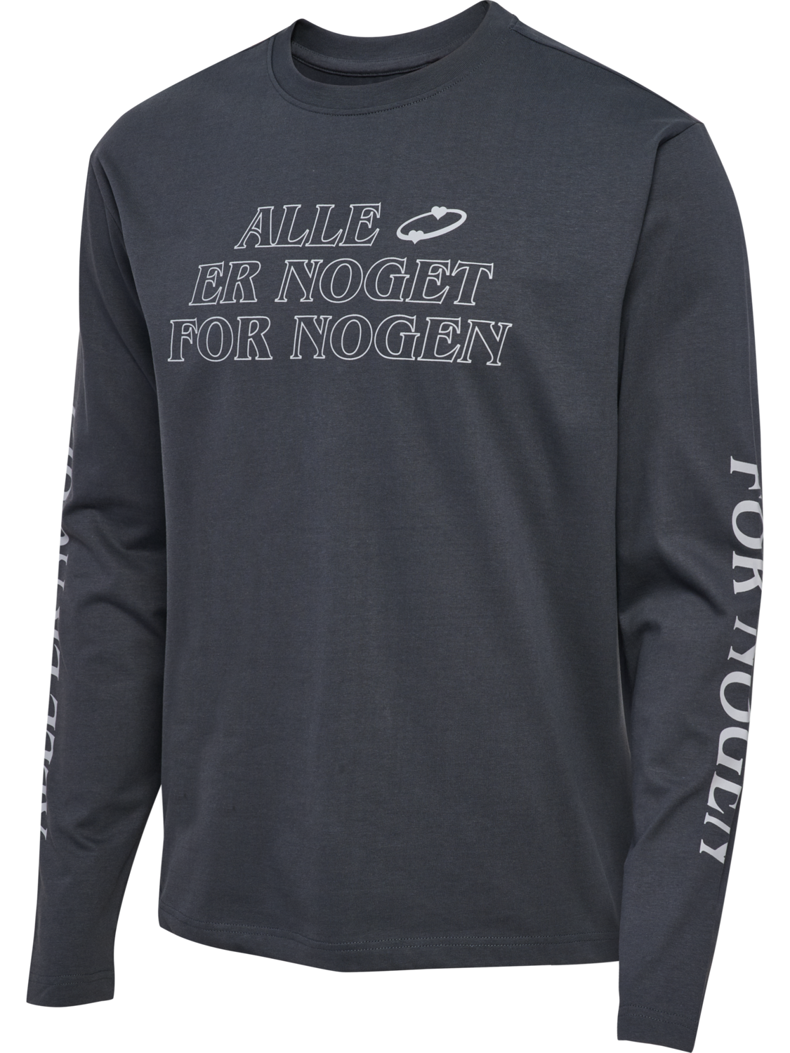 hmlPLADSTILFORSKELLE 25 T-SHIRT L/S, ASPHALT