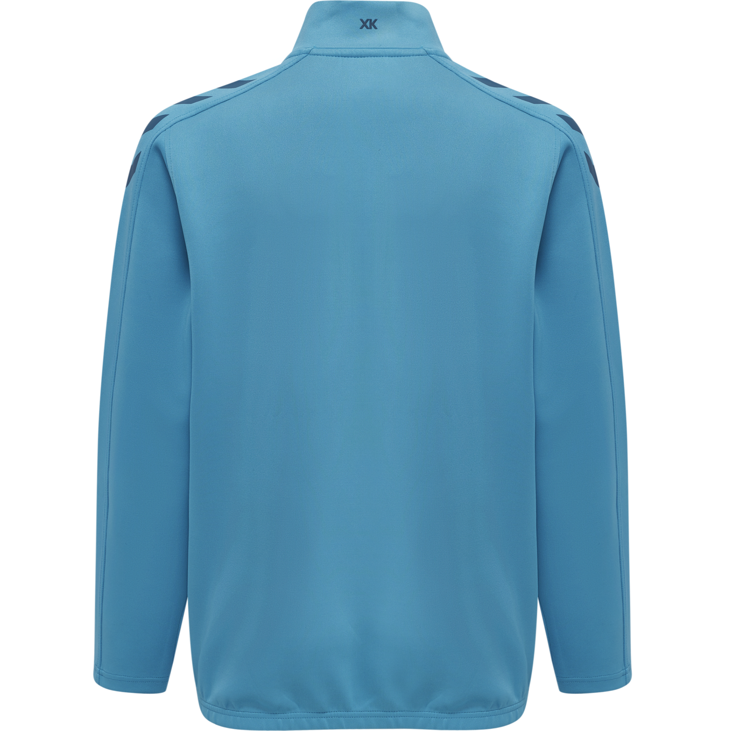 hmlCORE XK HALF ZIP POLY SWEAT KIDS, BLUE DANUBE, packshot