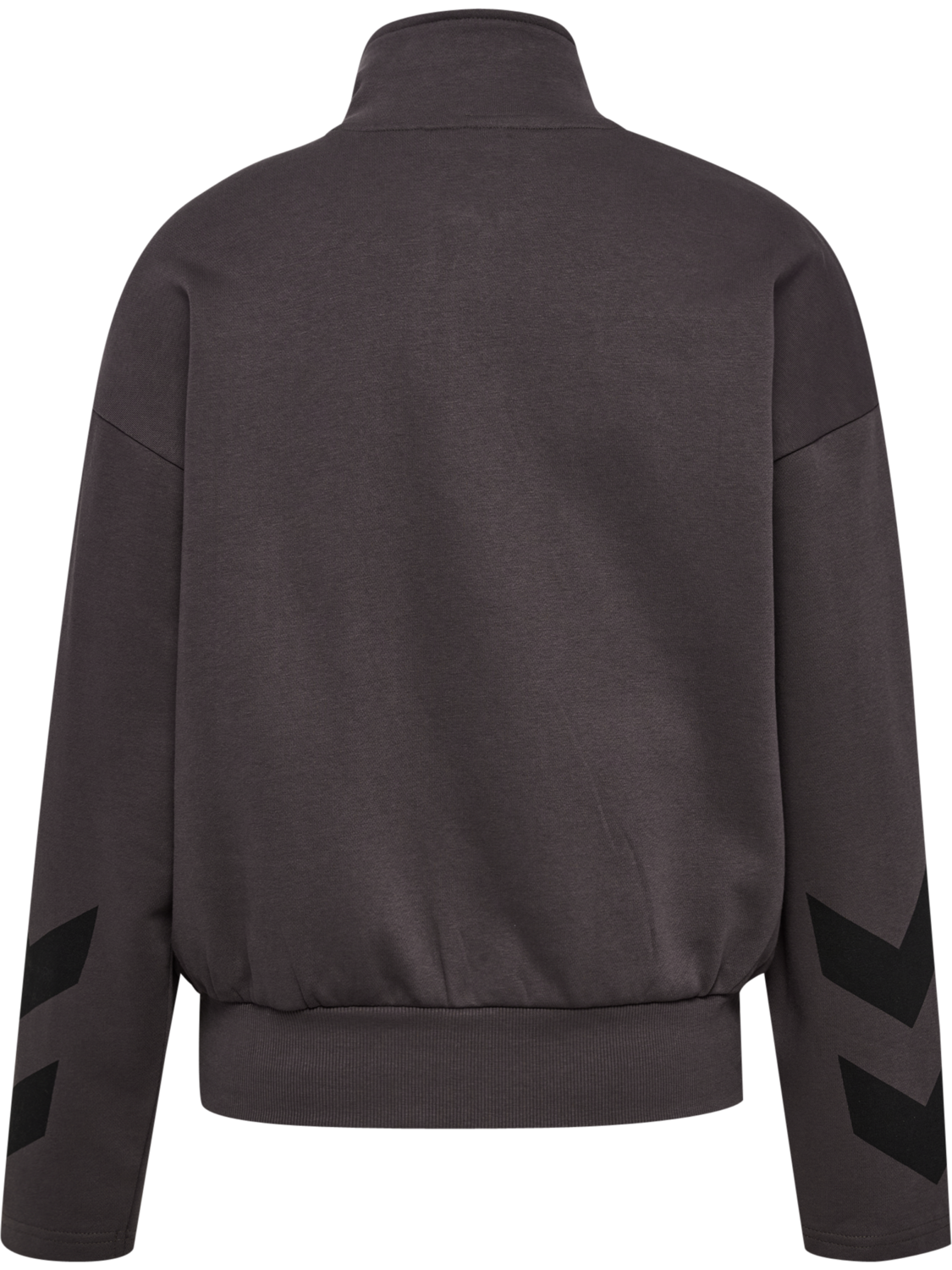 hmlI-D ZIP POLO SWEATSHIRT, SHALE, packshot