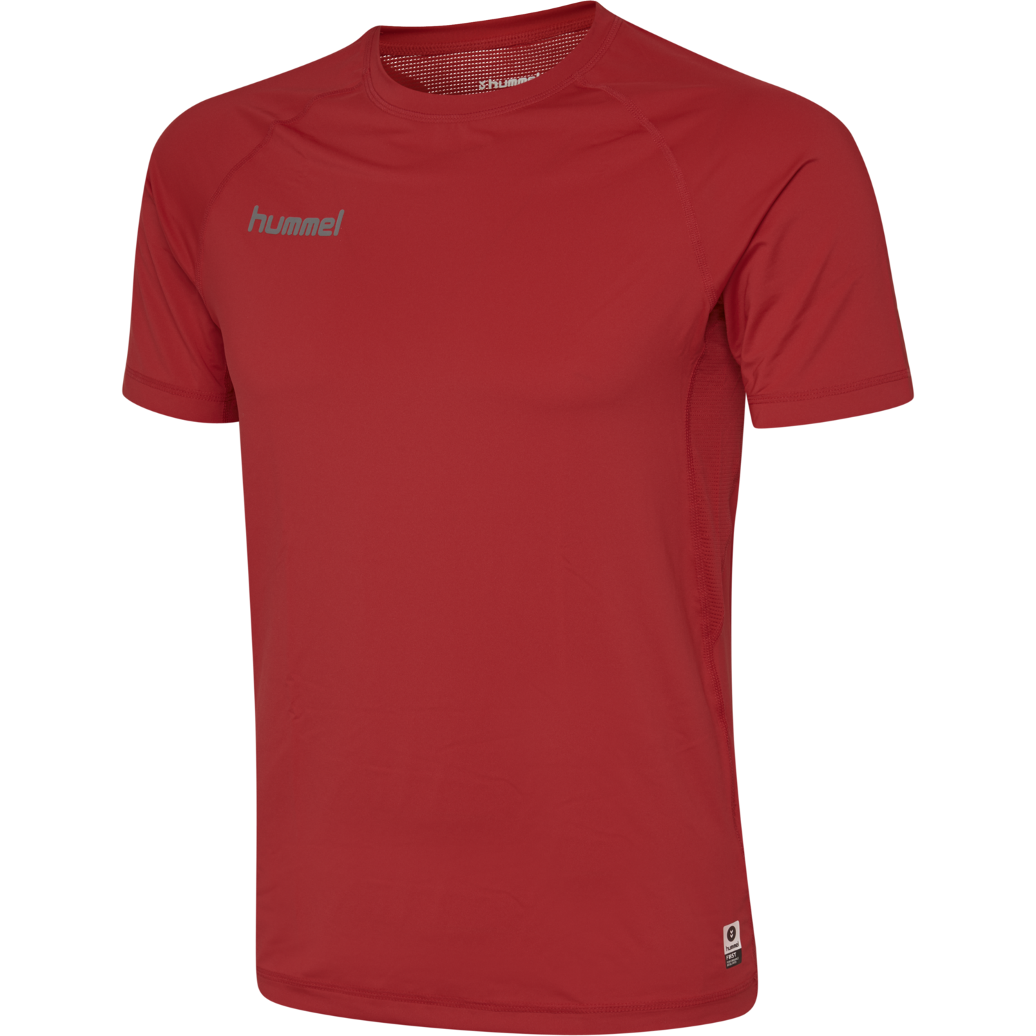 HML FIRST PERFORMANCE KIDS JERS S/S, TRUE RED, packshot