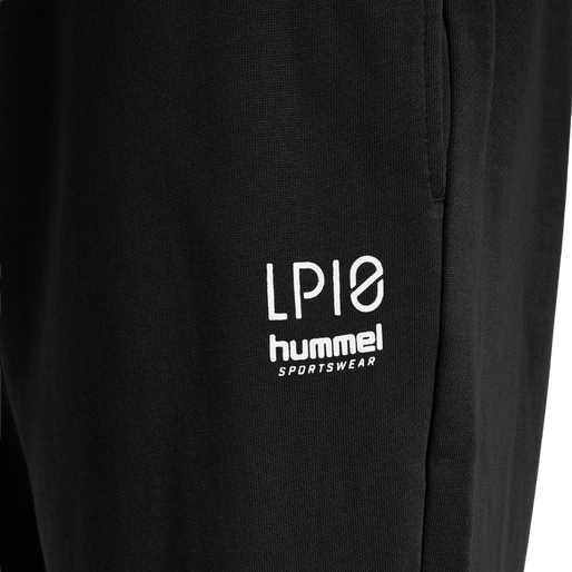 hmlLP10 LOOSE SWEATPANTS, BLACK, packshot