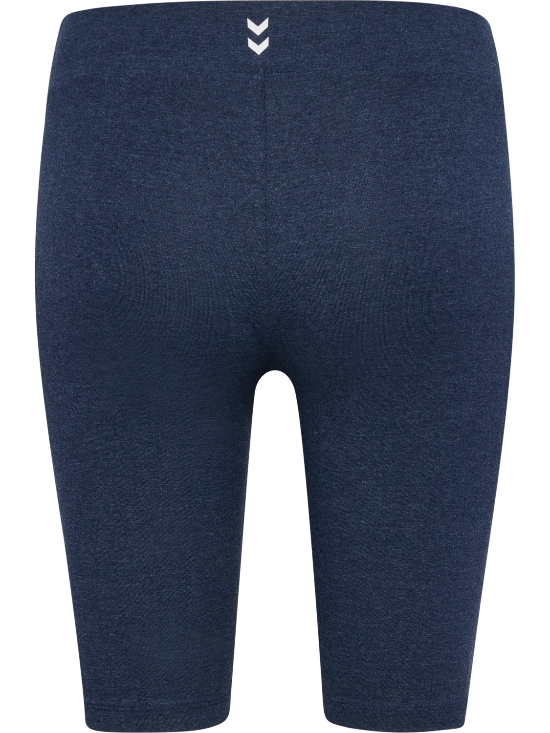 hmlPULSE LOGO MW SHORT TIGHTS, DRESS BLUE MELANGE, packshot