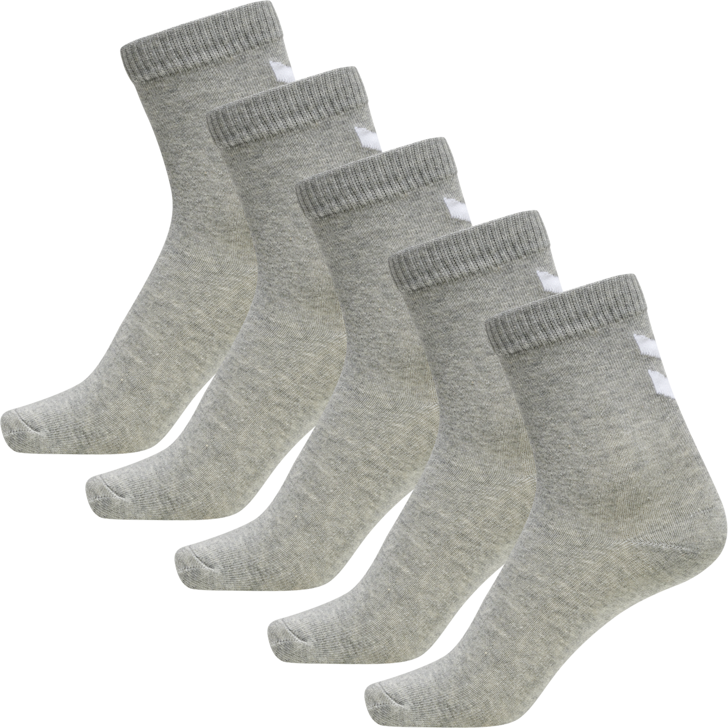 hmlMAKE MY DAY SOCK 5-PACK, GREY MELANGE, packshot