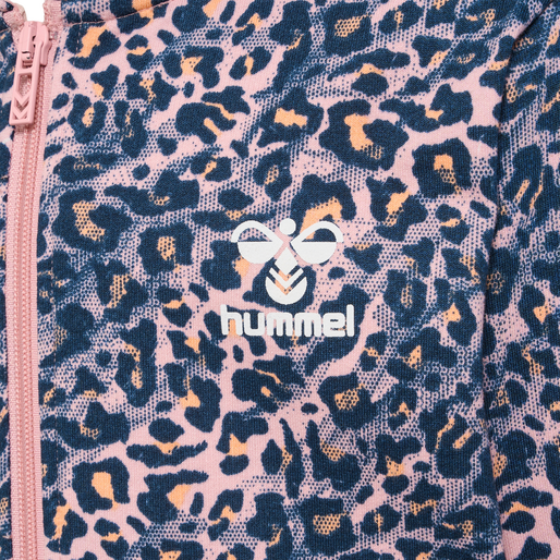 hmlFSK SMILE ZIP JACKET, BLACK IRIS/ZEPHYR, packshot