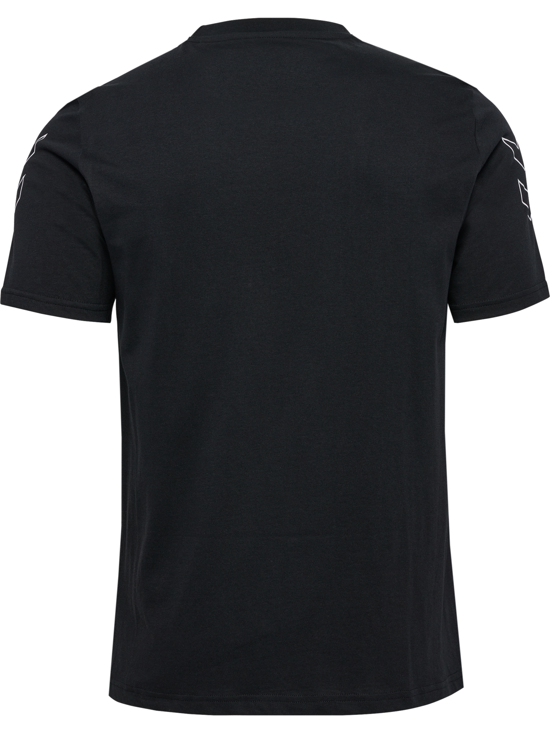 hmlELEMENTAL CHEVRON COTTON TEE, BLACK, packshot