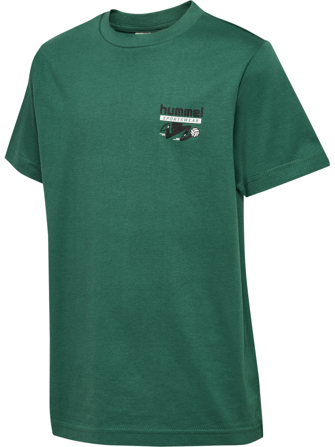 hmlJR REG T-SHIRT S/S RUNNER 2-PACK, SMOKE PINE/DEEP COBALT, packshot